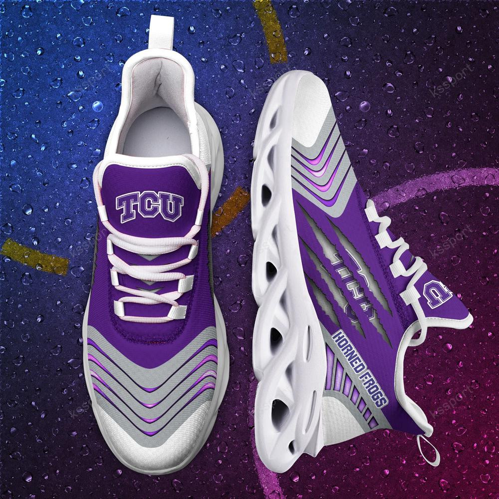 TCU Horned Frogs Max Soul Sneakers Chunky - Famjoys TCU Horned Frogs Max Soul Sneakers Chunky - Famjoys