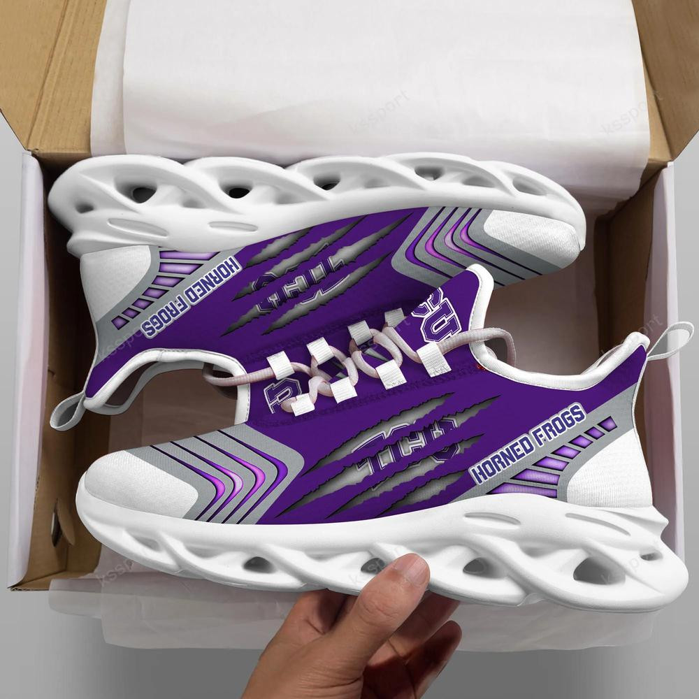 TCU Horned Frogs Max Soul Sneakers Chunky - Famjoys TCU Horned Frogs Max Soul Sneakers Chunky - Famjoys