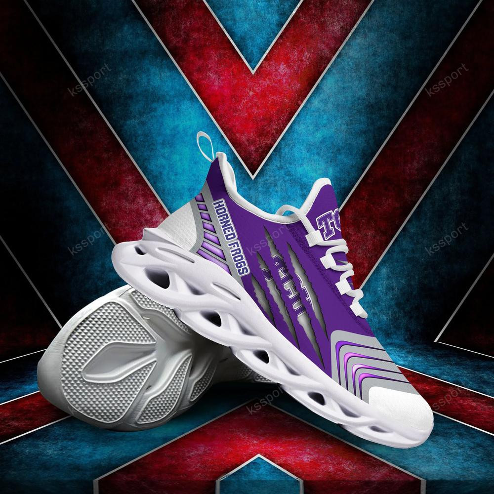 TCU Horned Frogs Max Soul Sneakers Chunky - Famjoys TCU Horned Frogs Max Soul Sneakers Chunky - Famjoys
