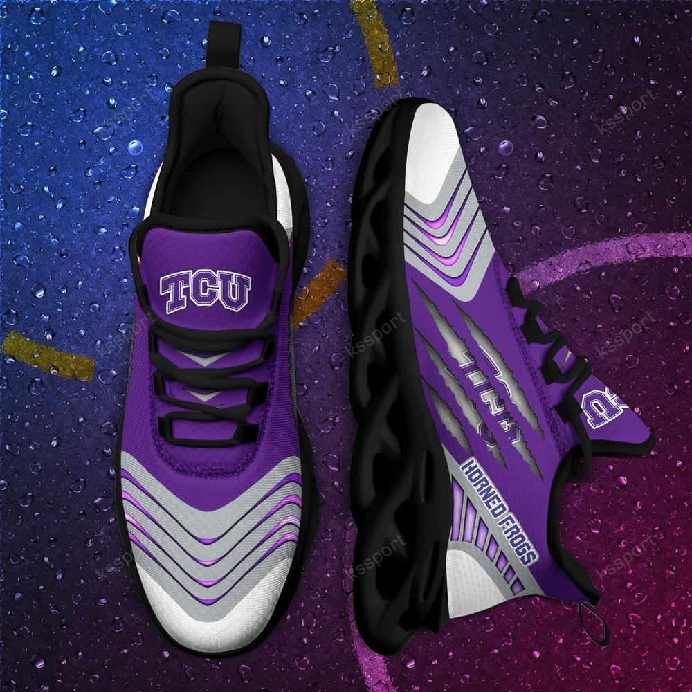 TCU Horned Frogs Max Soul Sneakers Chunky - Famjoys TCU Horned Frogs Max Soul Sneakers Chunky - Famjoys