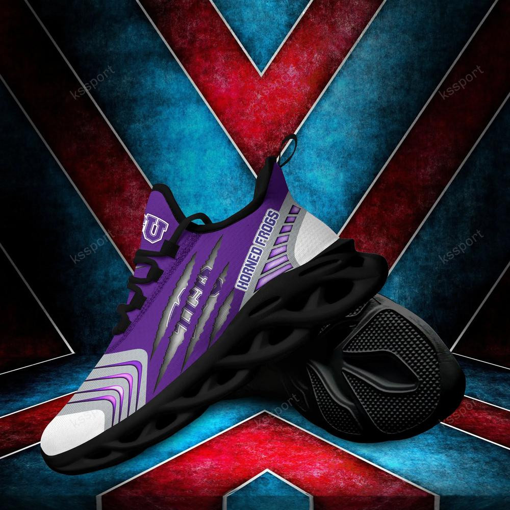 TCU Horned Frogs Max Soul Sneakers Chunky - Famjoys TCU Horned Frogs Max Soul Sneakers Chunky - Famjoys