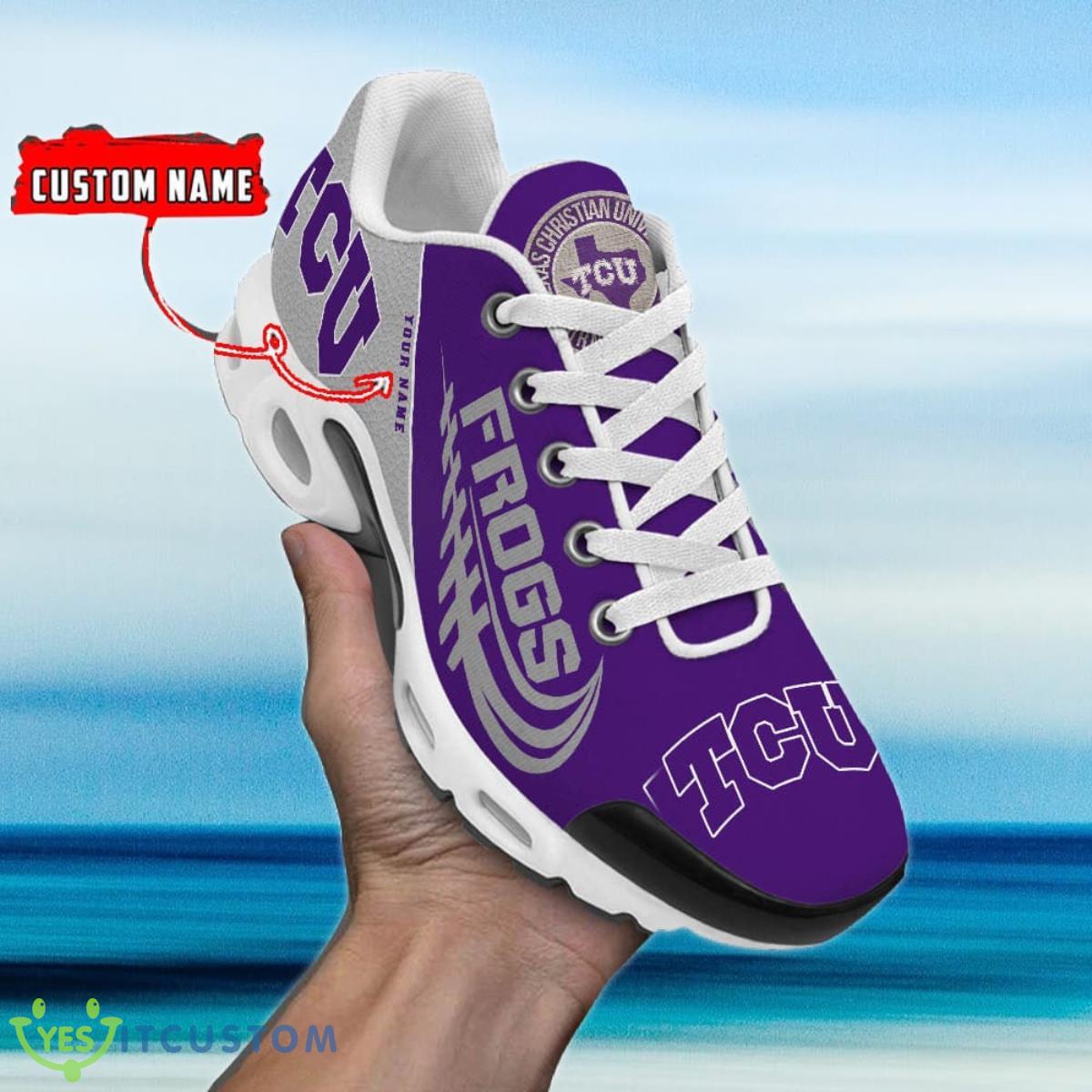 TCU Horned Frogs Personalized Name Air Cushion Sports Shoes Sneaker KLTNS220461 - Famjoys TCU Horned Frogs Personalized Name Air Cushion Sports Shoes Sneaker KLTNS220461 - Famjoys