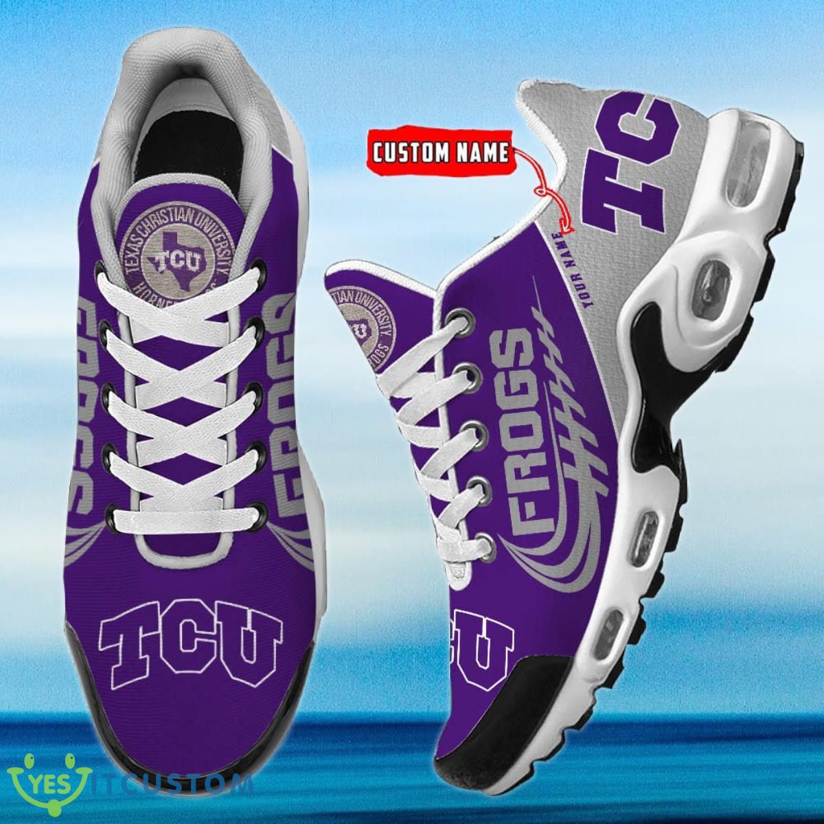 TCU Horned Frogs Personalized Name Air Cushion Sports Shoes Sneaker KLTNS220461 - Famjoys TCU Horned Frogs Personalized Name Air Cushion Sports Shoes Sneaker KLTNS220461 - Famjoys