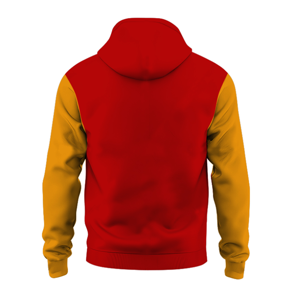 Team Official Zip Hoodie Opening Red And Yellow 25 Season - Famjoys Team Official Zip Hoodie Opening Red And Yellow 25 Season - Famjoys