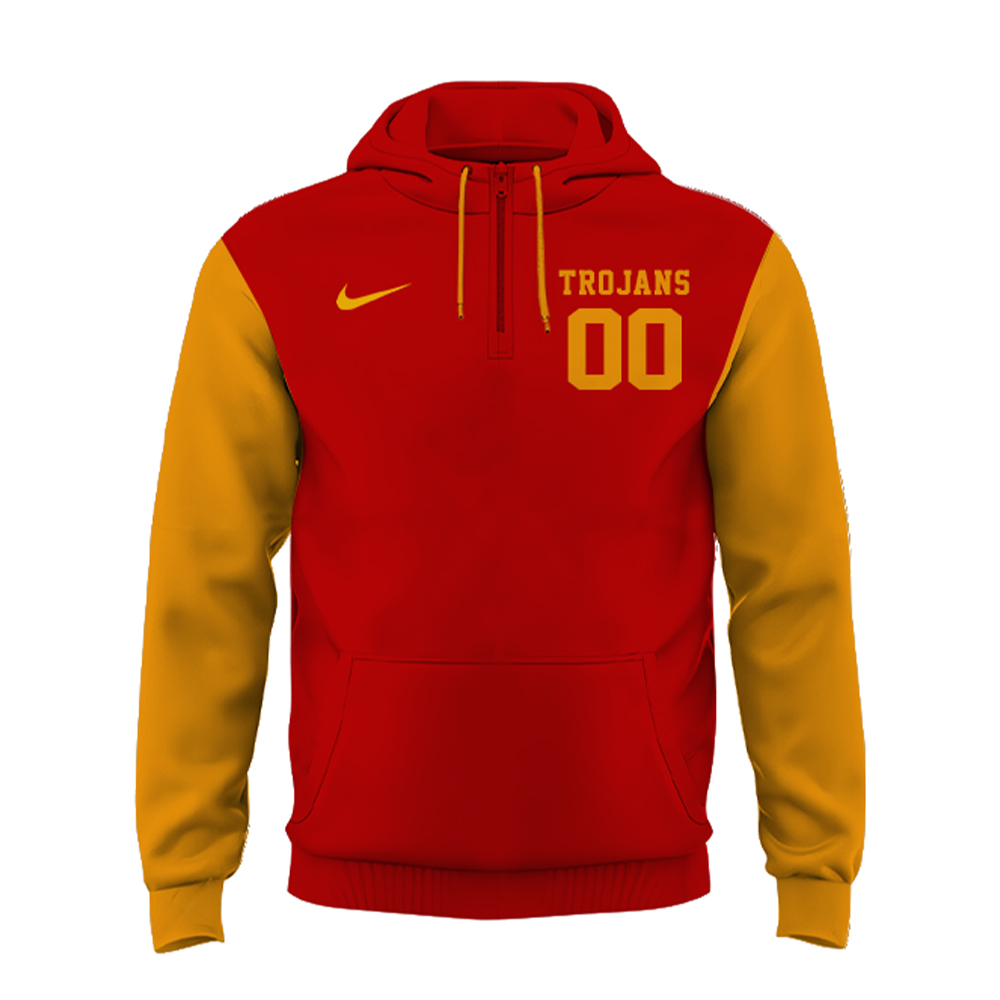 Team Official Zip Hoodie Opening Red And Yellow 25 Season - Famjoys Team Official Zip Hoodie Opening Red And Yellow 25 Season - Famjoys
