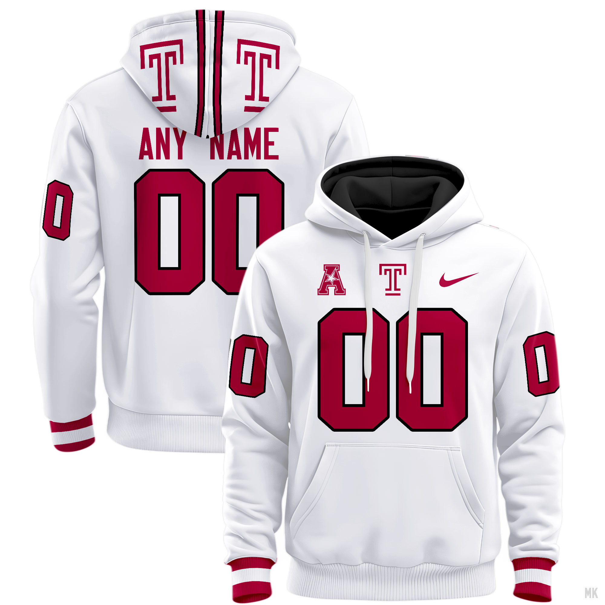 Temple Owls Football Hoodie - Famjoys Temple Owls Football Hoodie - Famjoys