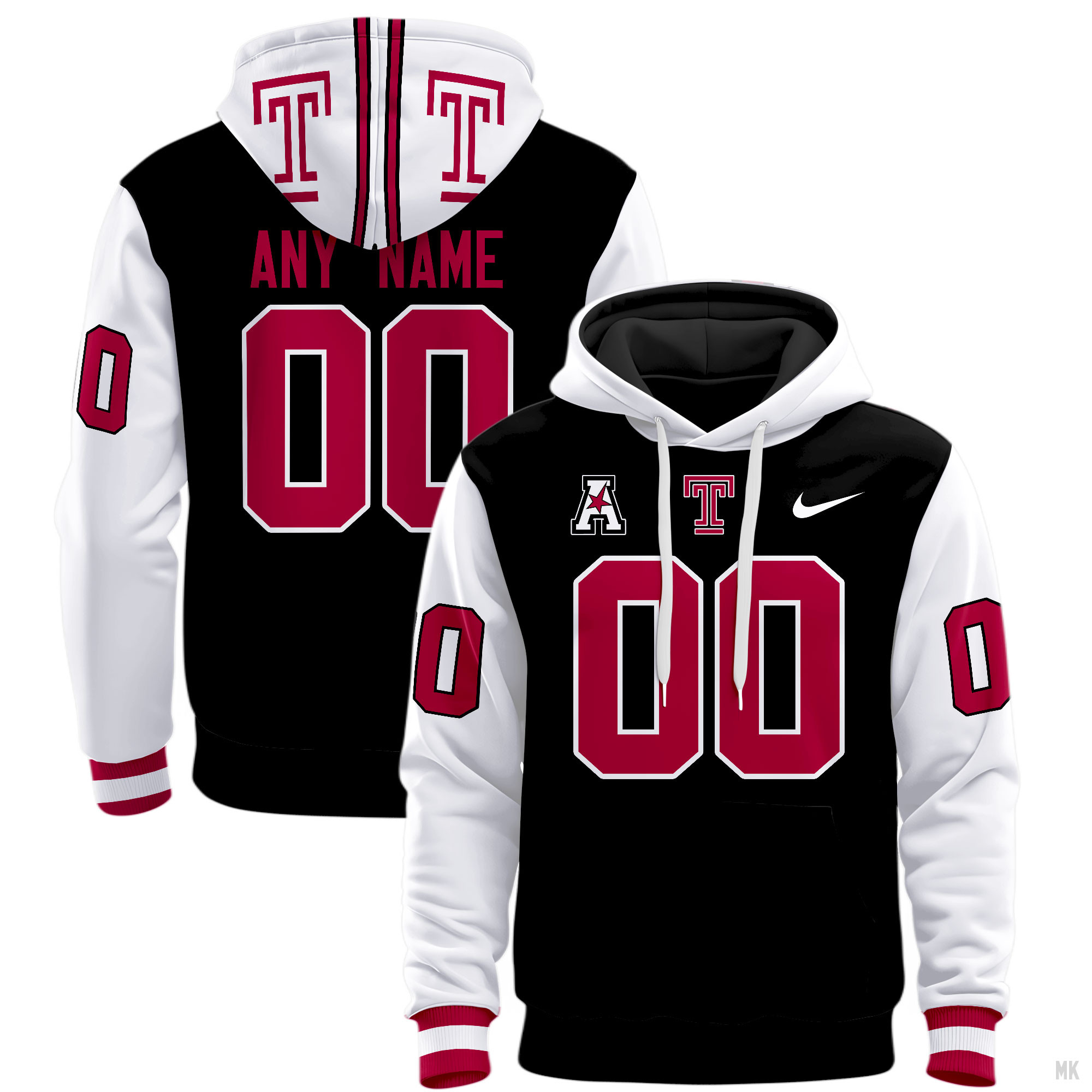 Temple Owls Football Hoodie - Famjoys Temple Owls Football Hoodie - Famjoys