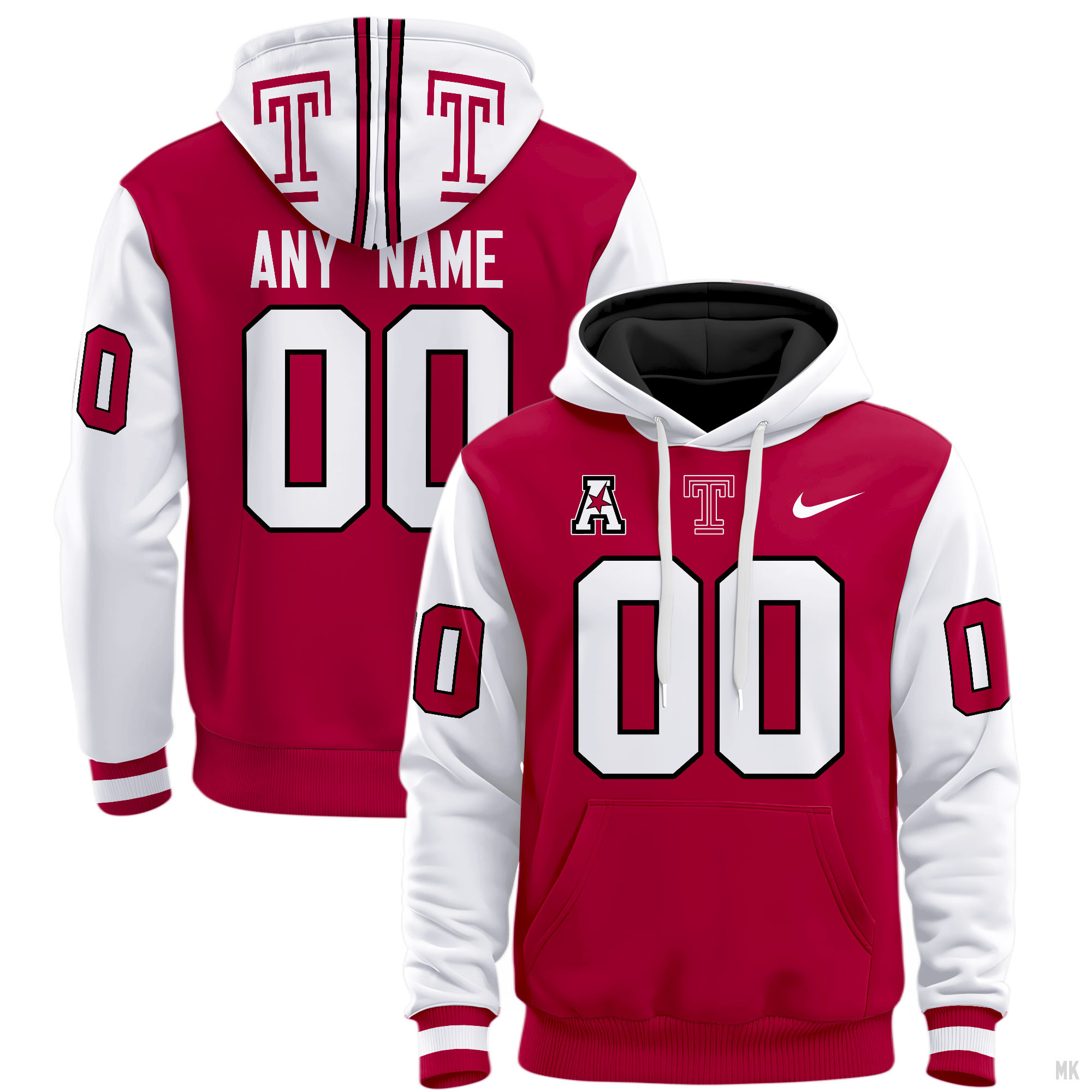 Temple Owls Football Hoodie - Famjoys Temple Owls Football Hoodie - Famjoys
