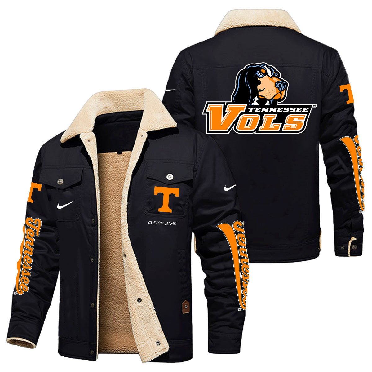 Tennessee Custom Name H111 Fleece Jacket-SP23062410ID10 - Famjoys Tennessee Custom Name H111 Fleece Jacket-SP23062410ID10 - Famjoys