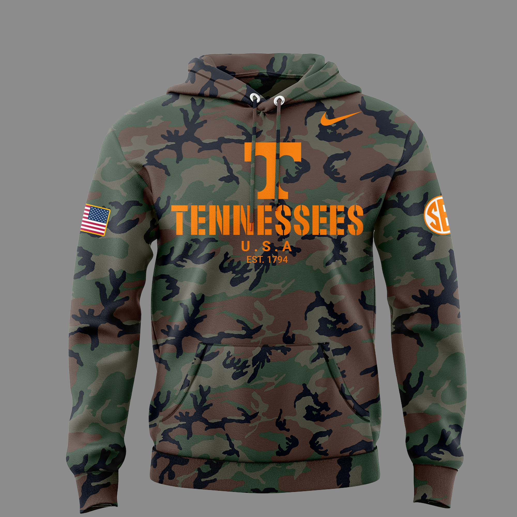 Tennessee Football Military Appreciation Hoodie - Famjoys Tennessee Football Military Appreciation Hoodie - Famjoys