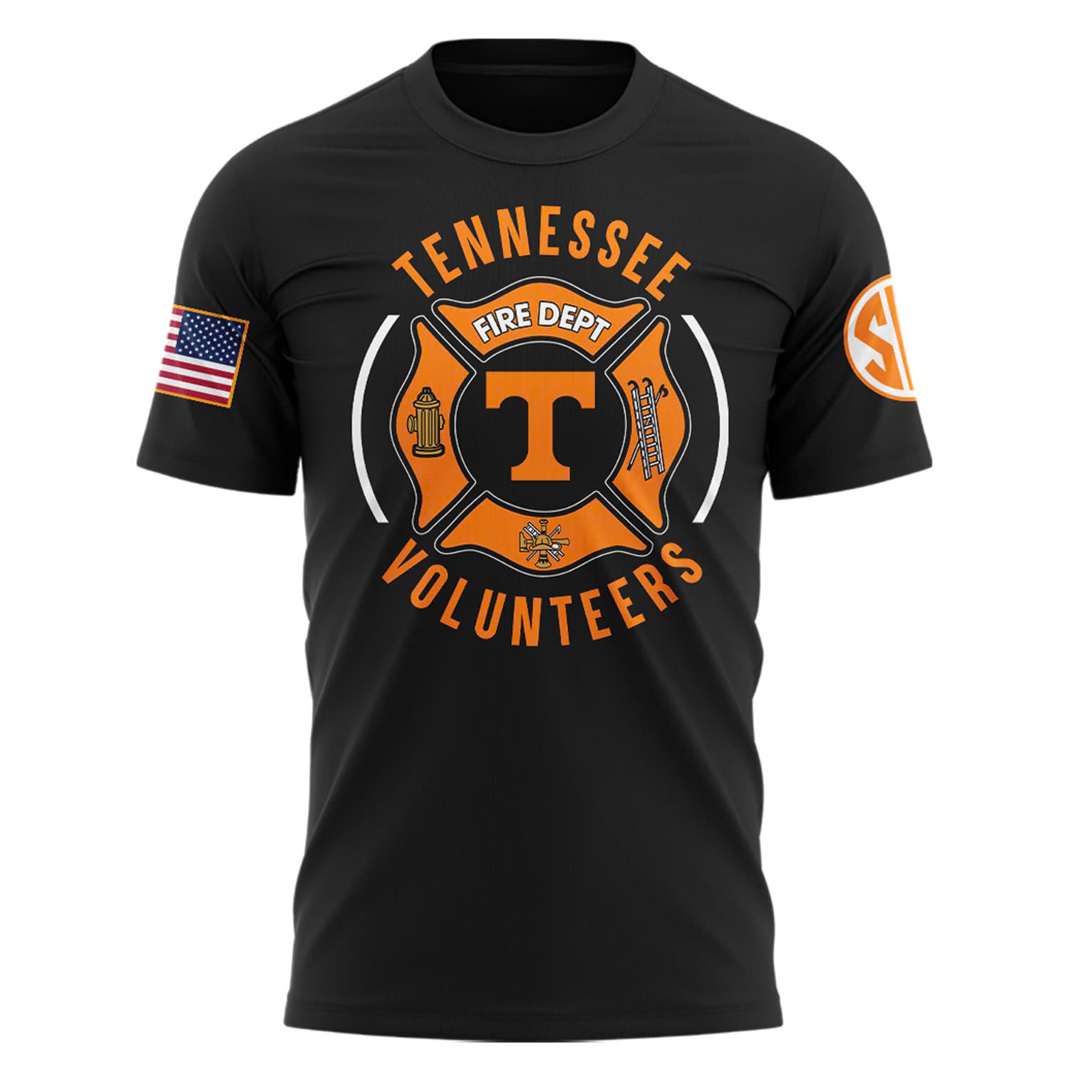Tennessee Football x Firefighter Appreciation Night Premium Tee - Famjoys Tennessee Football x Firefighter Appreciation Night Premium Tee - Famjoys