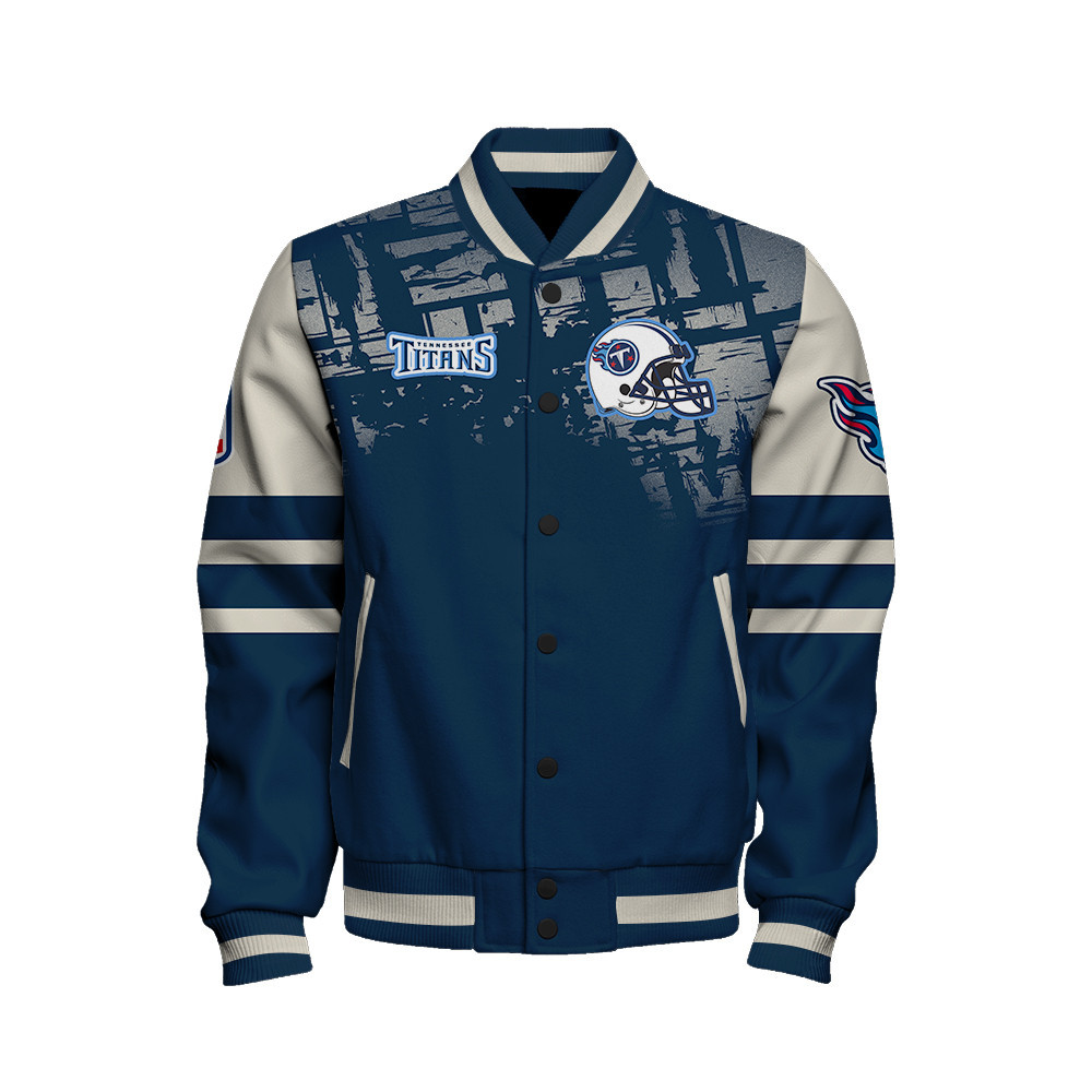 Tennessee Titans - A Class Above Unisex Varsity Jacket - Famjoys Tennessee Titans - A Class Above Unisex Varsity Jacket - Famjoys