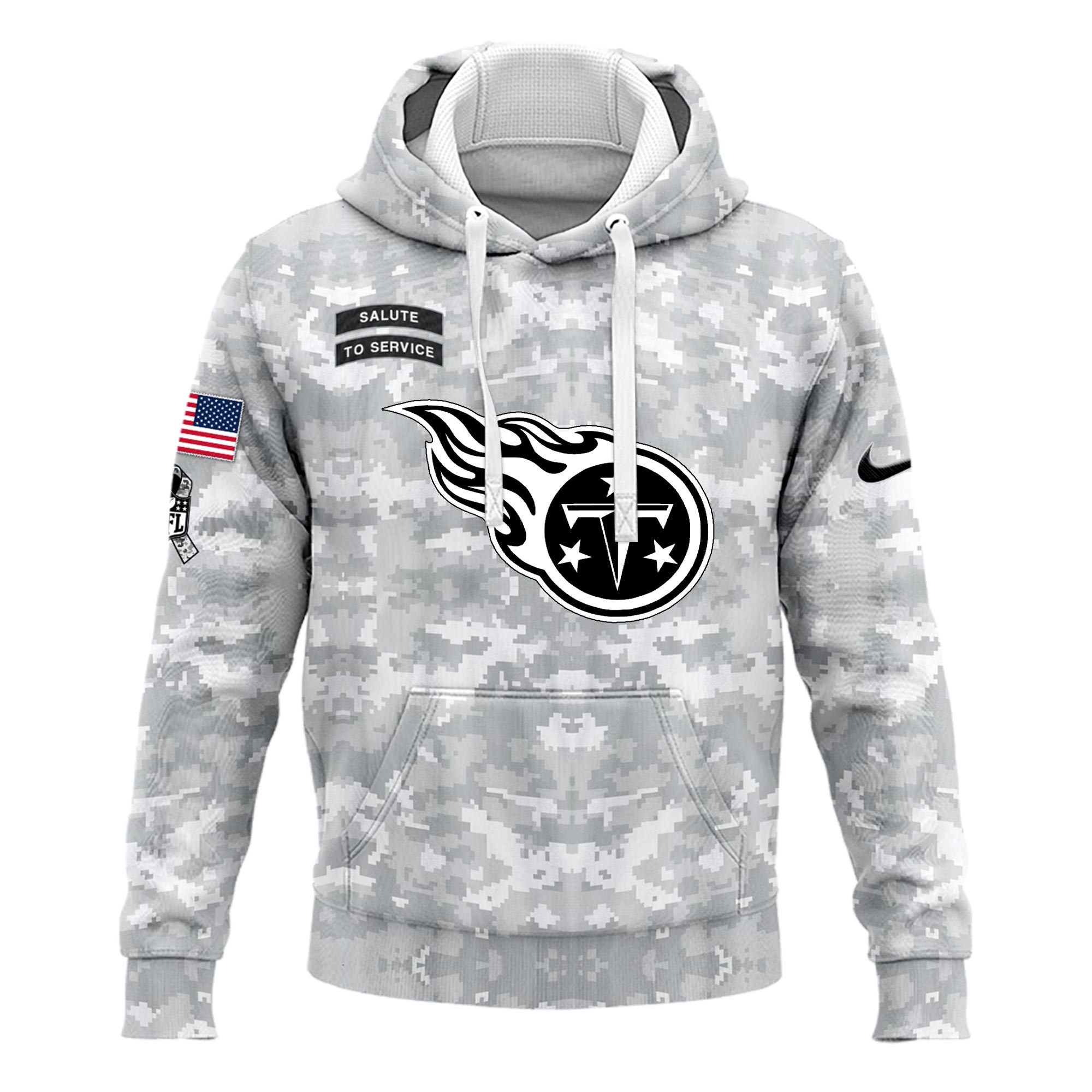 Tennessee Titans Arctic Camo Salute to Service Club Hoodie 2024 - Famjoys Tennessee Titans Arctic Camo Salute to Service Club Hoodie 2024 - Famjoys