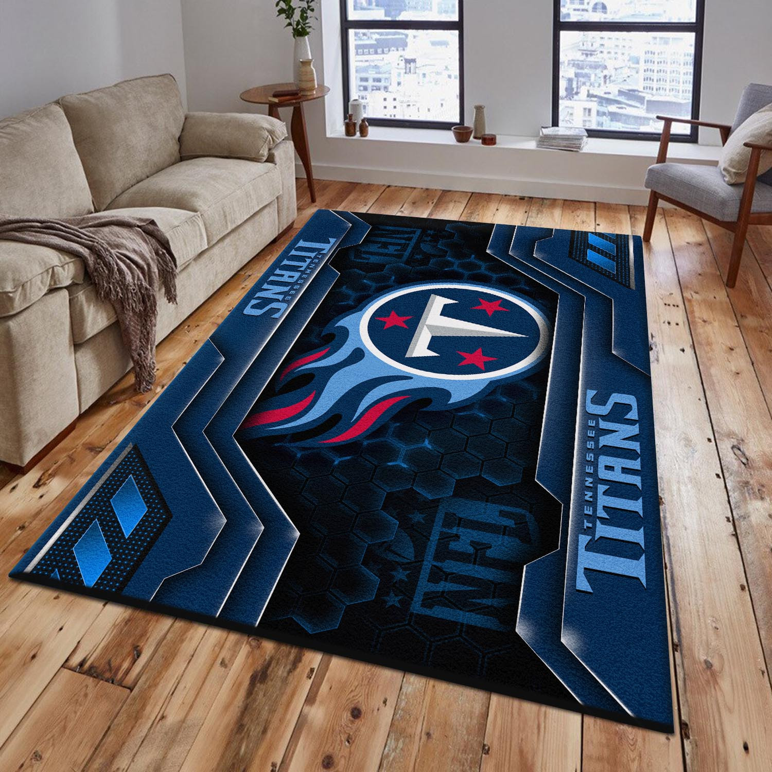Tennessee Titans Area Rugs 0584 - Famjoys Tennessee Titans Area Rugs 0584 - Famjoys