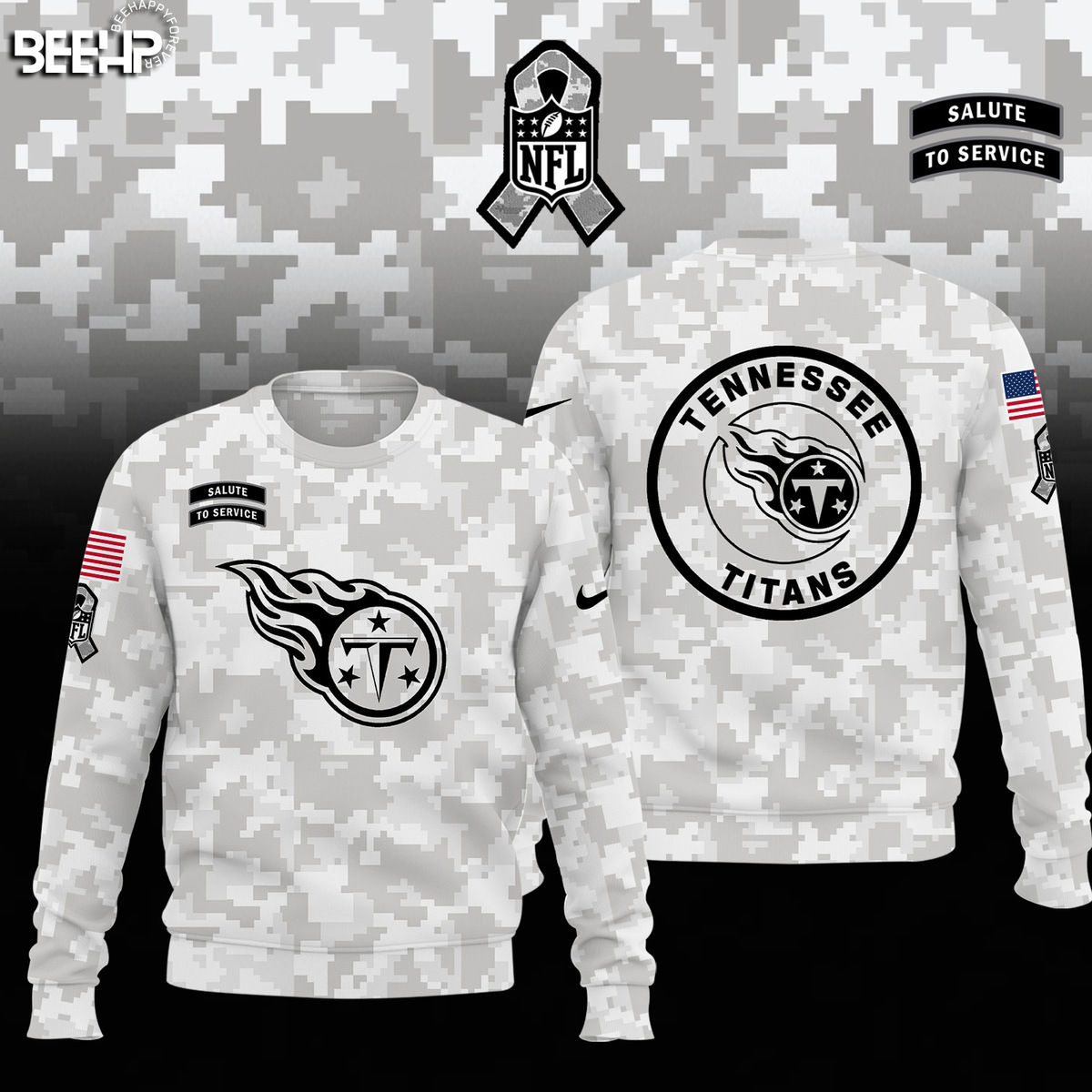 Tennessee Titans Camo Salute to Service Combo - Famjoys Tennessee Titans Camo Salute to Service Combo - Famjoys