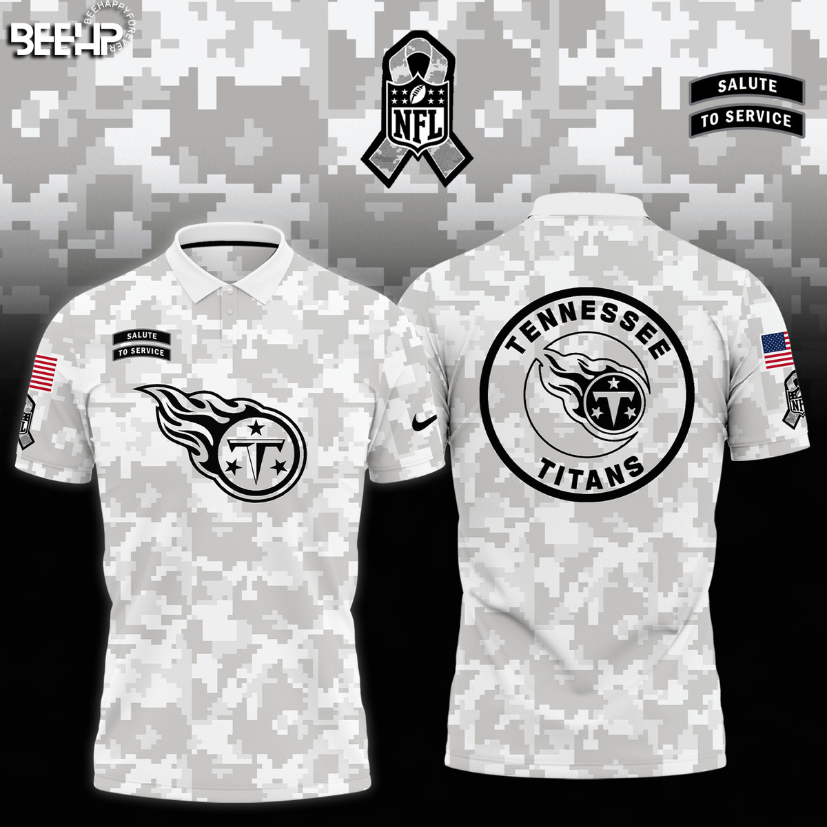 Tennessee Titans Camo Salute to Service Combo - Famjoys Tennessee Titans Camo Salute to Service Combo - Famjoys