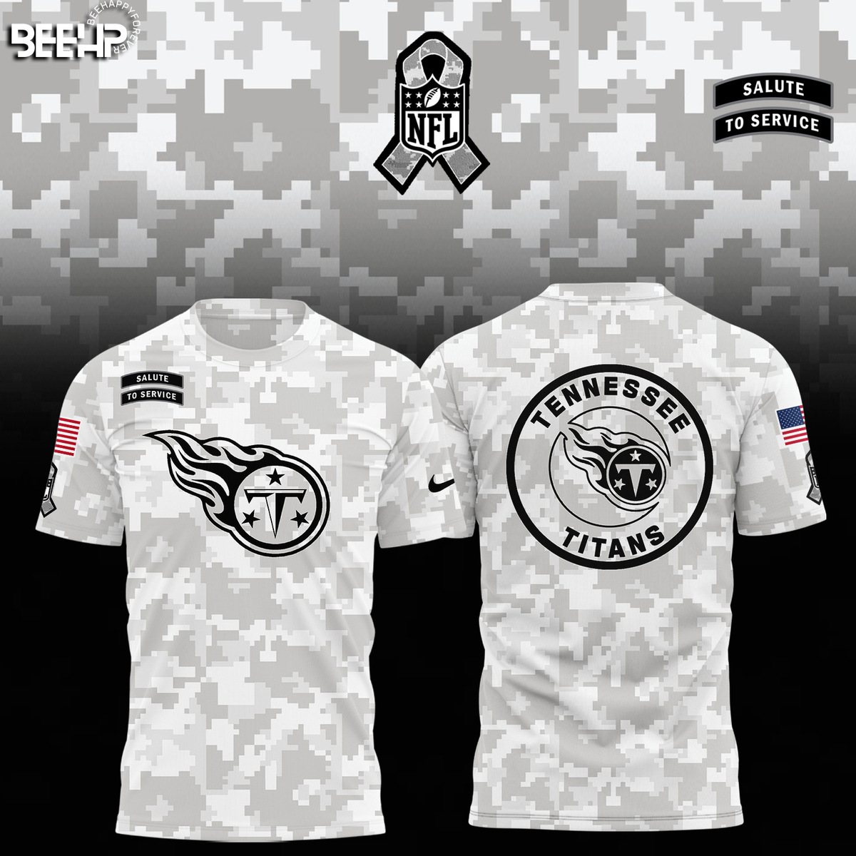 Tennessee Titans Camo Salute to Service Combo - Famjoys Tennessee Titans Camo Salute to Service Combo - Famjoys