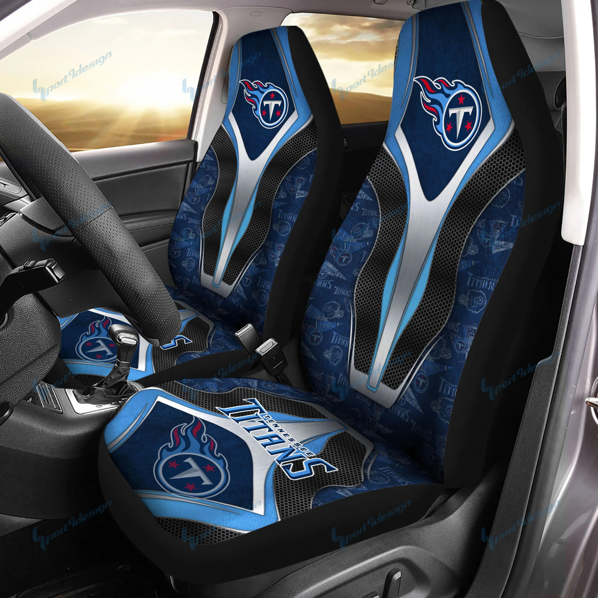 Tennessee Titans Car Seat Covers BG53 - Famjoys Tennessee Titans Car Seat Covers BG53 - Famjoys