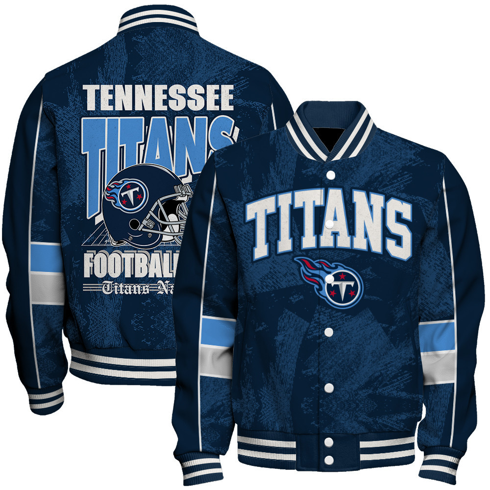 Tennessee Titans - Cheering Symbols Unisex Varsity Jacket - Famjoys Tennessee Titans - Cheering Symbols Unisex Varsity Jacket - Famjoys