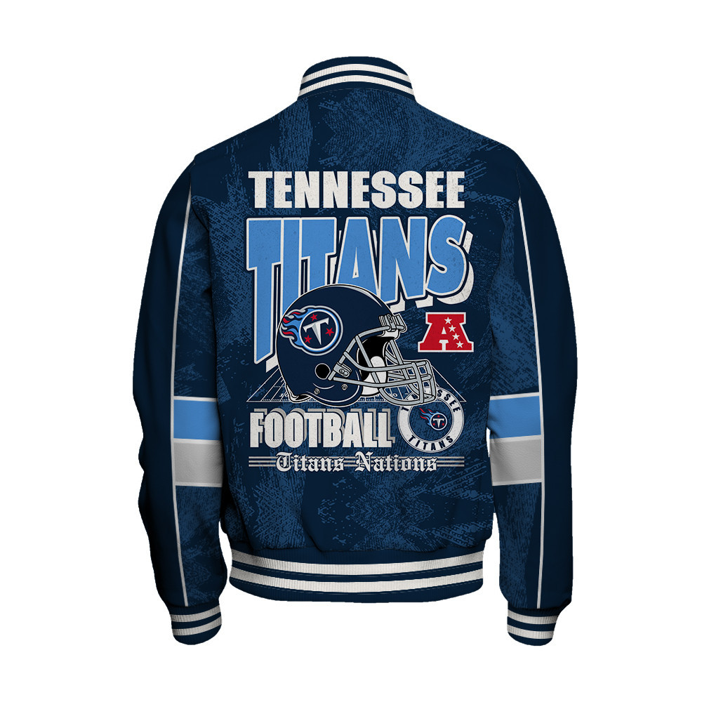 Tennessee Titans - Cheering Symbols Unisex Varsity Jacket - Famjoys Tennessee Titans - Cheering Symbols Unisex Varsity Jacket - Famjoys