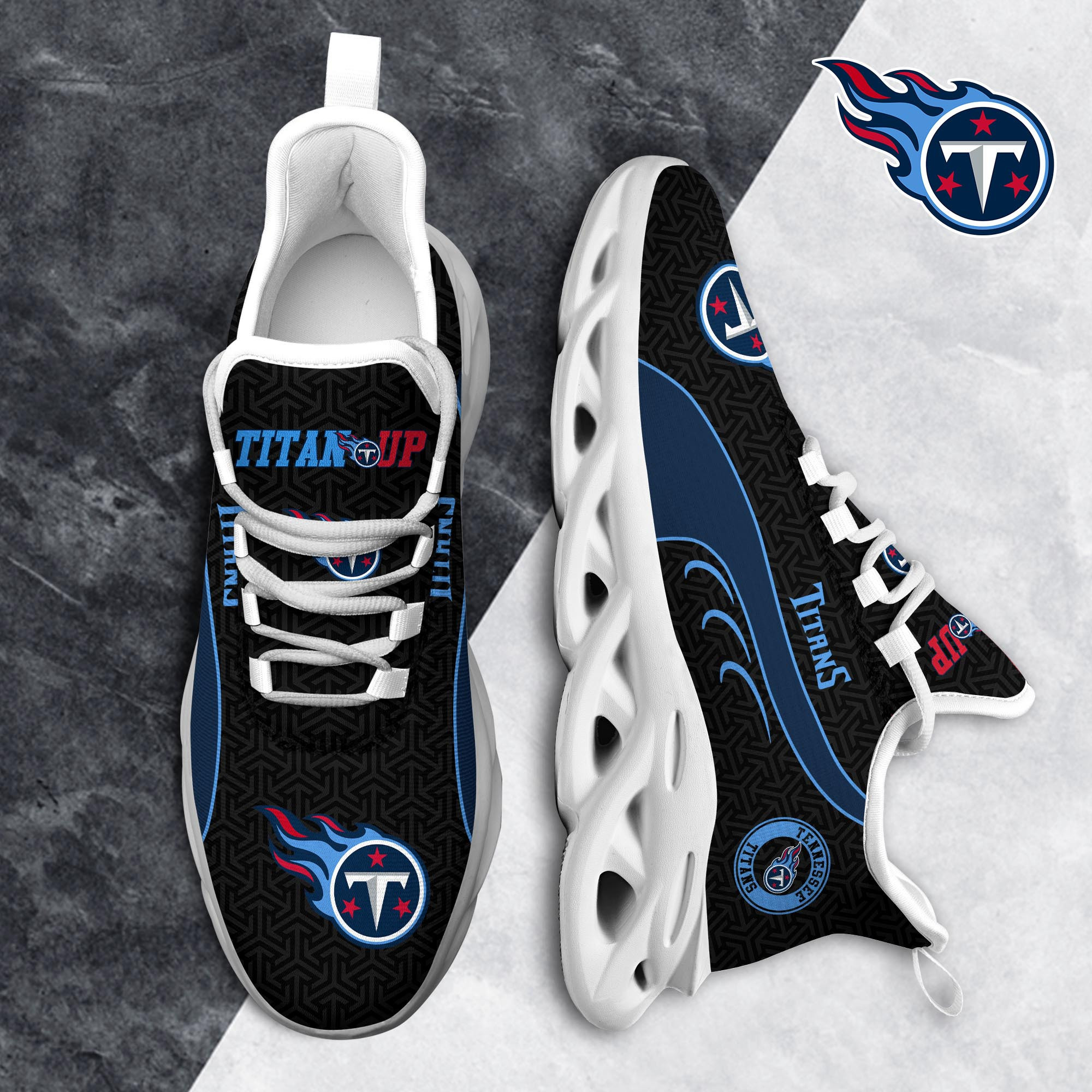 Tennessee Titans Clunky Shoes T-42107 - Famjoys Tennessee Titans Clunky Shoes T-42107 - Famjoys
