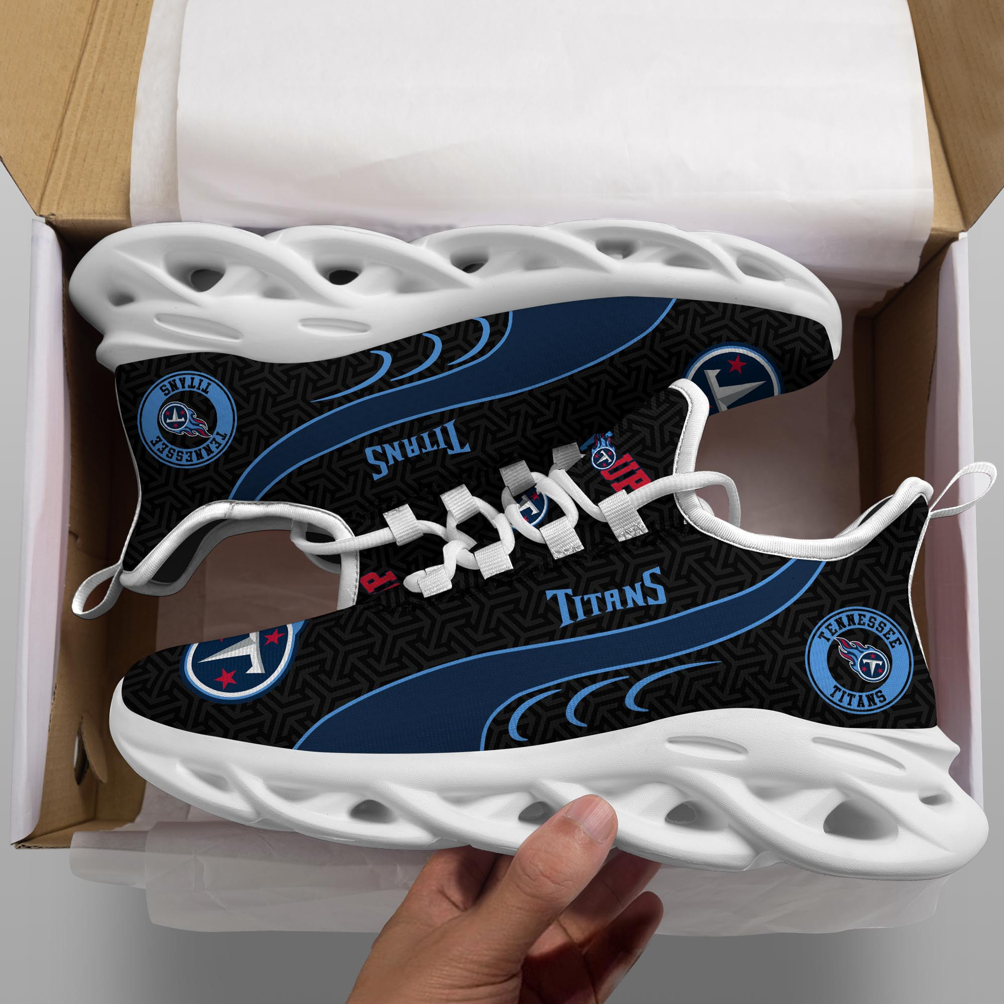 Tennessee Titans Clunky Shoes T-42107 - Famjoys Tennessee Titans Clunky Shoes T-42107 - Famjoys
