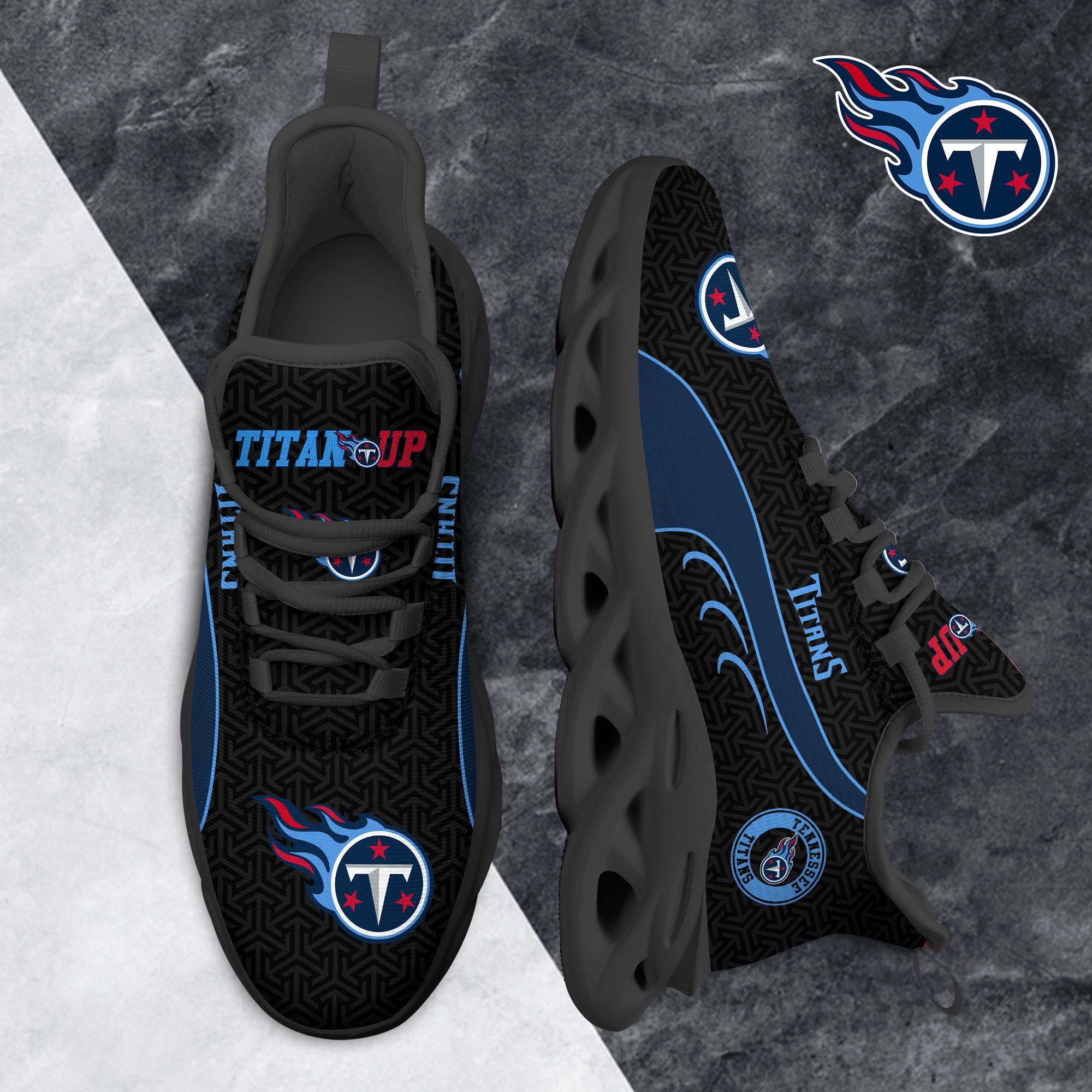 Tennessee Titans Clunky Shoes T-42107 - Famjoys Tennessee Titans Clunky Shoes T-42107 - Famjoys