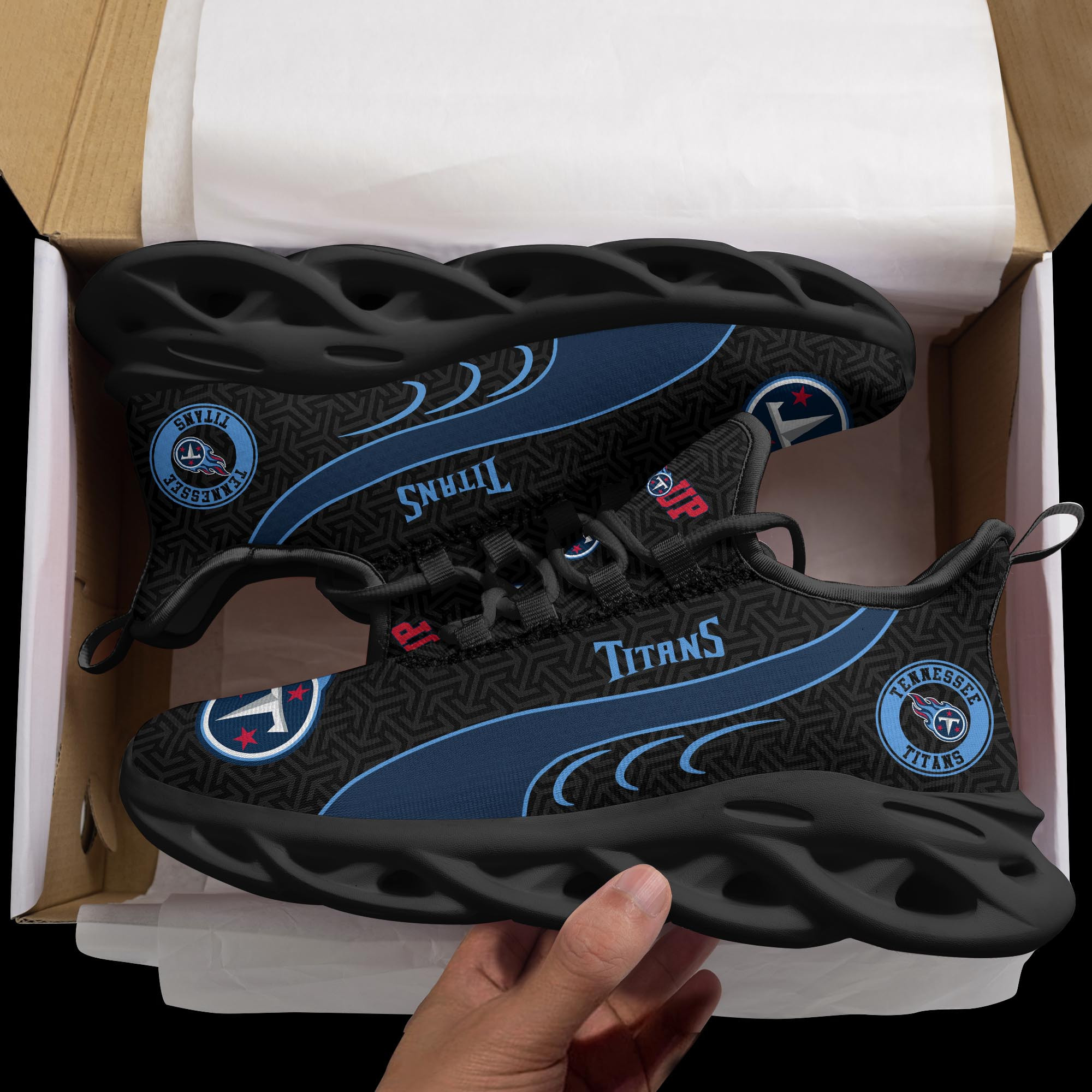 Tennessee Titans Clunky Shoes T-42107 - Famjoys Tennessee Titans Clunky Shoes T-42107 - Famjoys