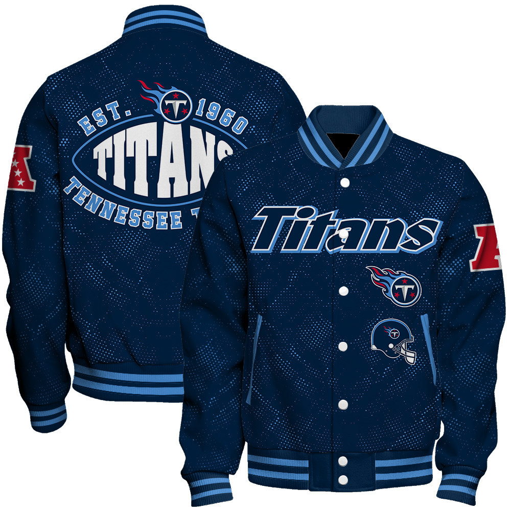 Tennessee Titans - Continue Writing The Dream Unisex Varsity Jacket - Famjoys Tennessee Titans - Continue Writing The Dream Unisex Varsity Jacket - Famjoys