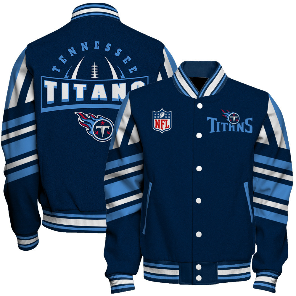 Tennessee Titans - Immortal Faith Unisex Varsity Jacket - Famjoys Tennessee Titans - Immortal Faith Unisex Varsity Jacket - Famjoys
