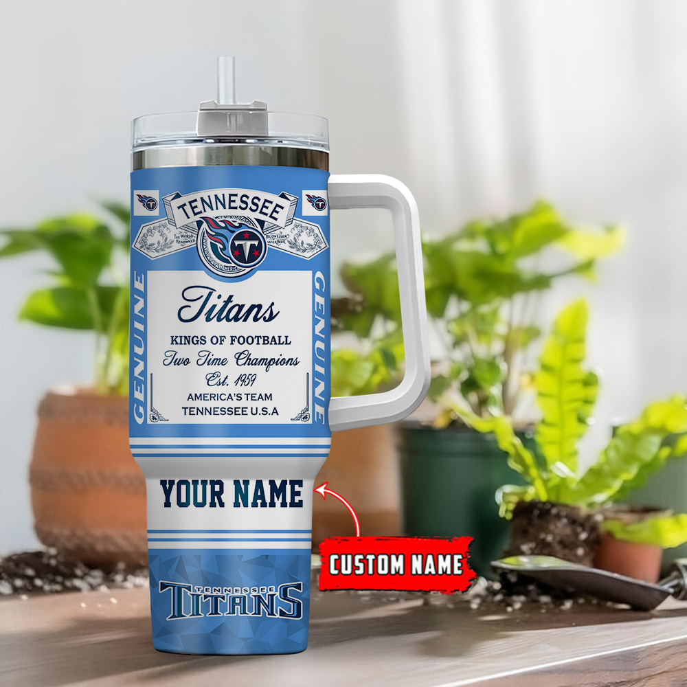 Tennessee Titans-Kings of Football Personalized Tumbler 40Oz-SP02012431ID06DS02 - Famjoys Tennessee Titans-Kings of Football Personalized Tumbler 40Oz-SP02012431ID06DS02 - Famjoys