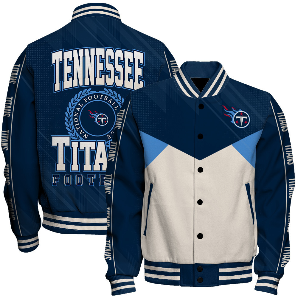 Tennessee Titans - Personality, Outstanding Unisex Varsity Jacket - Famjoys Tennessee Titans - Personality, Outstanding Unisex Varsity Jacket - Famjoys