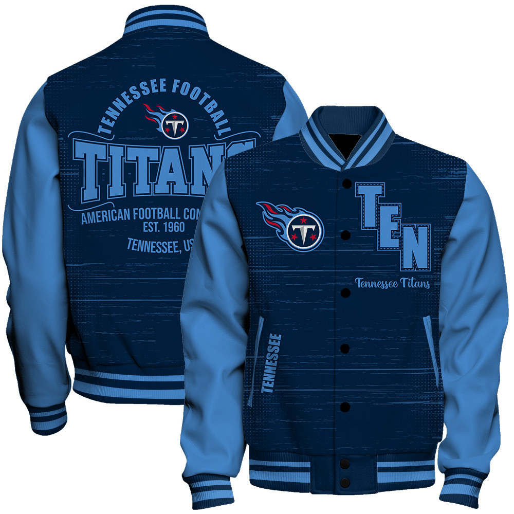 Tennessee Titans - Proud Of The Shirt Unisex Varsity Jacket - Famjoys Tennessee Titans - Proud Of The Shirt Unisex Varsity Jacket - Famjoys