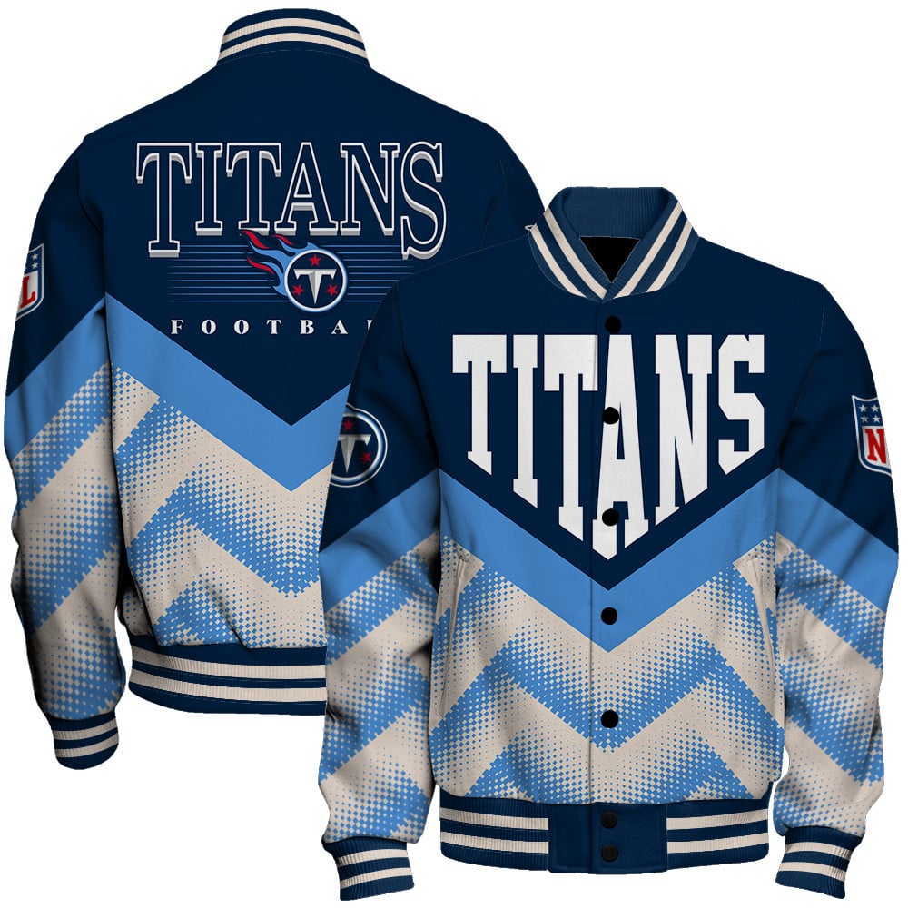 Tennessee Titans - We Are One Unisex Varsity Jacket - Famjoys Tennessee Titans - We Are One Unisex Varsity Jacket - Famjoys