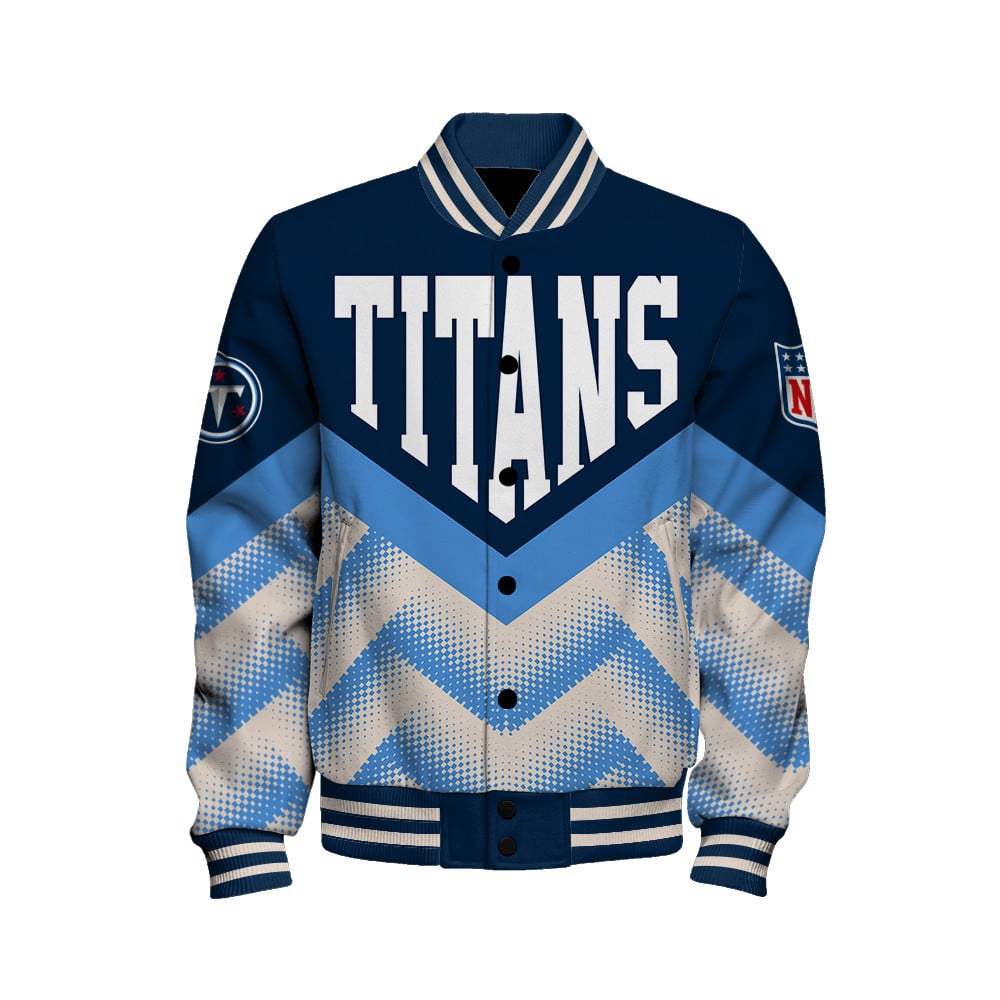 Tennessee Titans - We Are One Unisex Varsity Jacket - Famjoys Tennessee Titans - We Are One Unisex Varsity Jacket - Famjoys