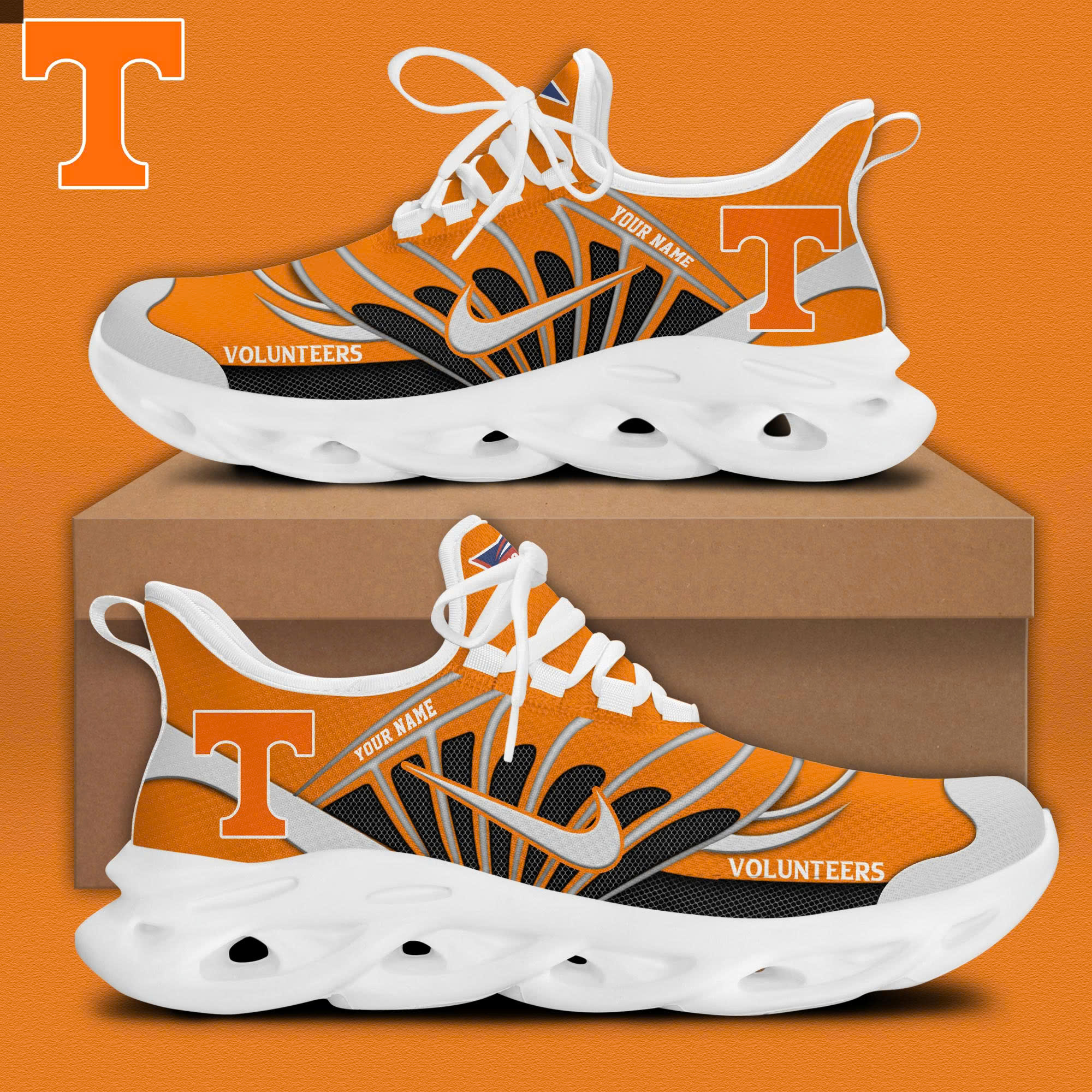Tennessee Vols Max Soul Shoes - Famjoys Tennessee Vols Max Soul Shoes - Famjoys
