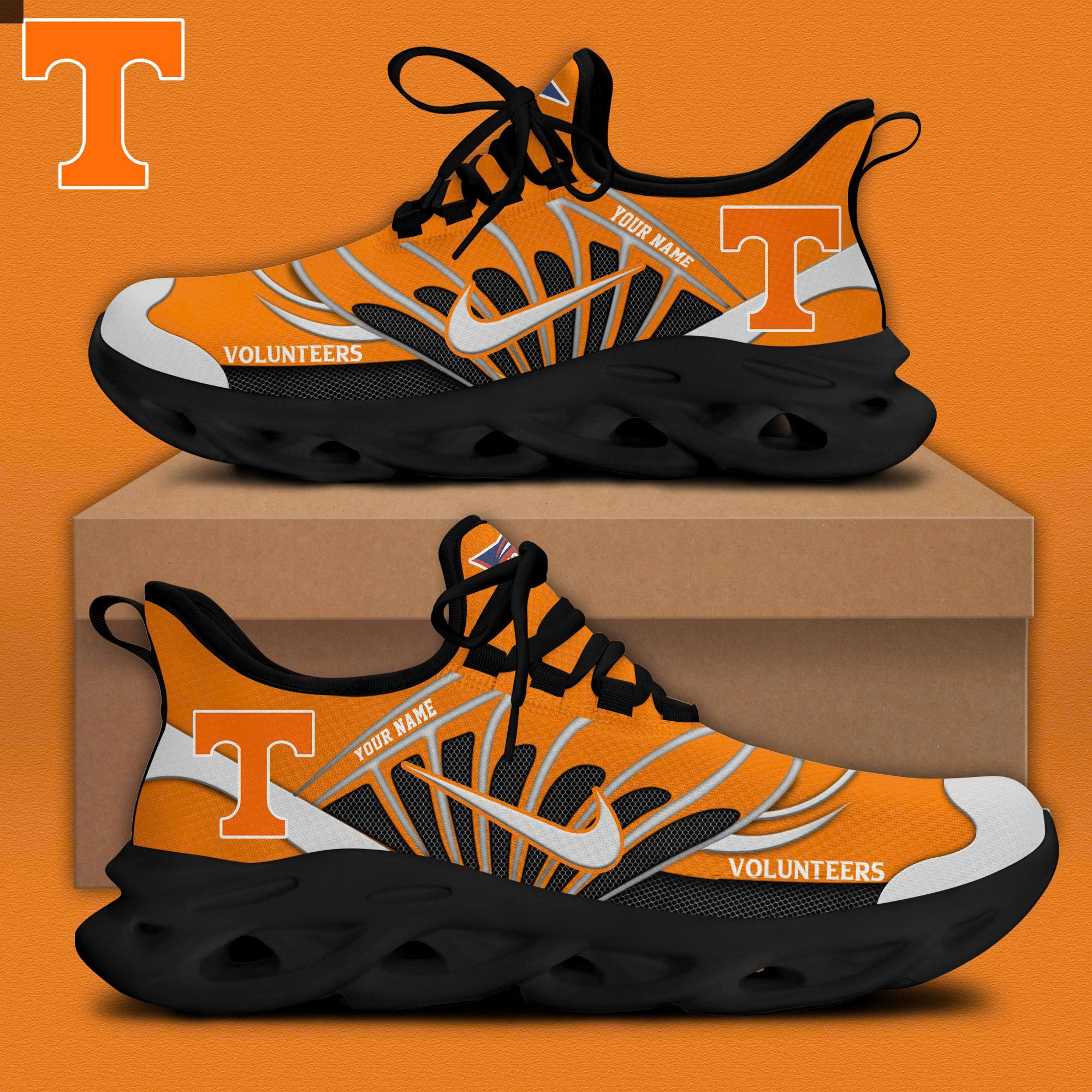 Tennessee Vols Max Soul Shoes - Famjoys Tennessee Vols Max Soul Shoes - Famjoys