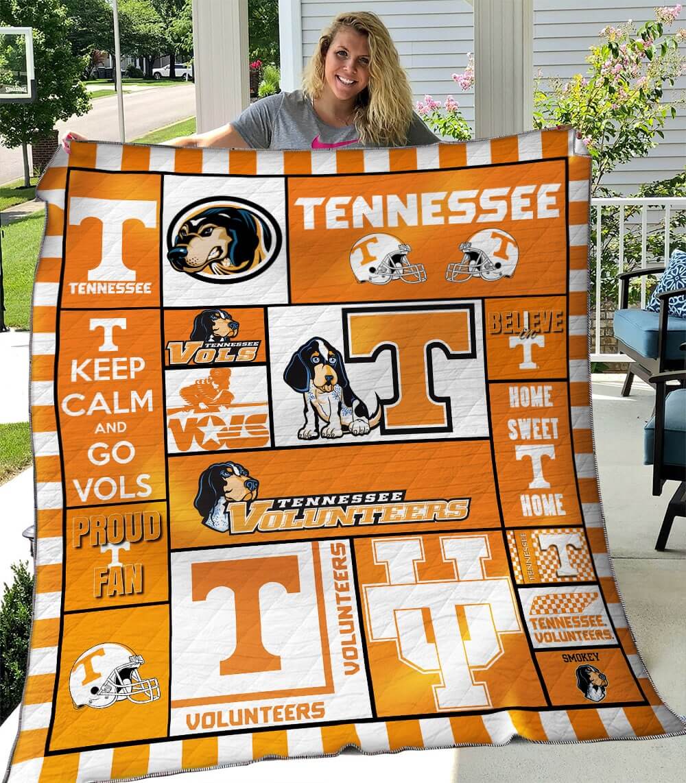 Tennessee Volunteers 1 Quilt Blanket - Famjoys Tennessee Volunteers 1 Quilt Blanket - Famjoys