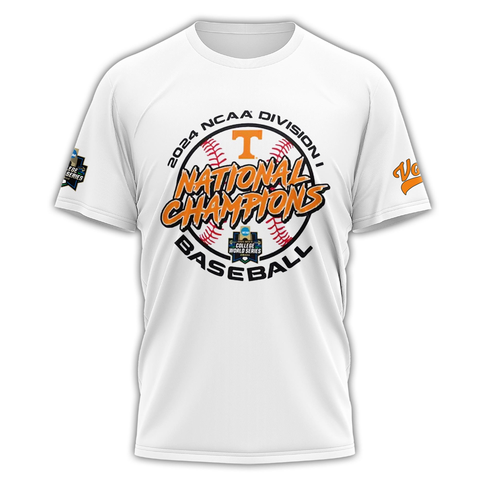 Tennessee Volunteers Baseball College World Series Champions Locker Room White TShirt - Famjoys Tennessee Volunteers Baseball College World Series Champions Locker Room White TShirt - Famjoys