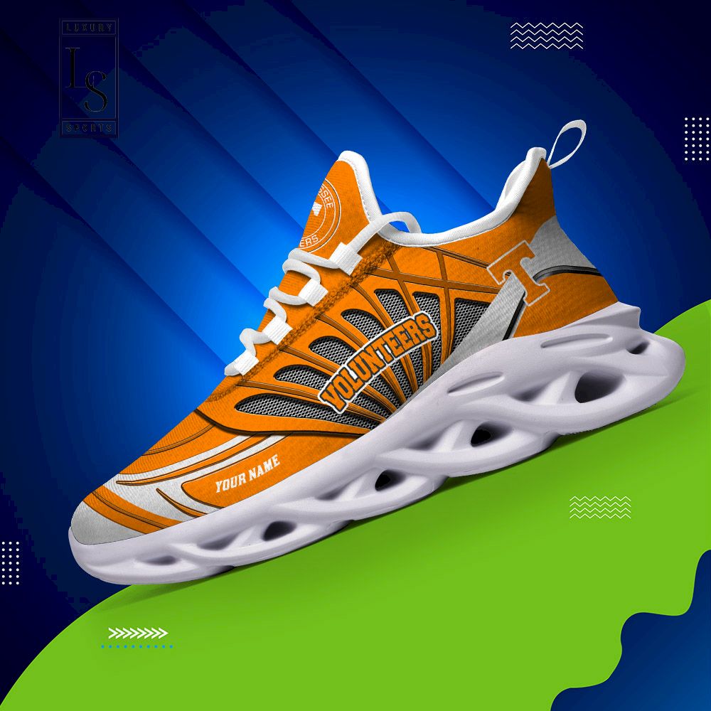 Tennessee Volunteers Custom Name Max Soul Shoes - Famjoys Tennessee Volunteers Custom Name Max Soul Shoes - Famjoys