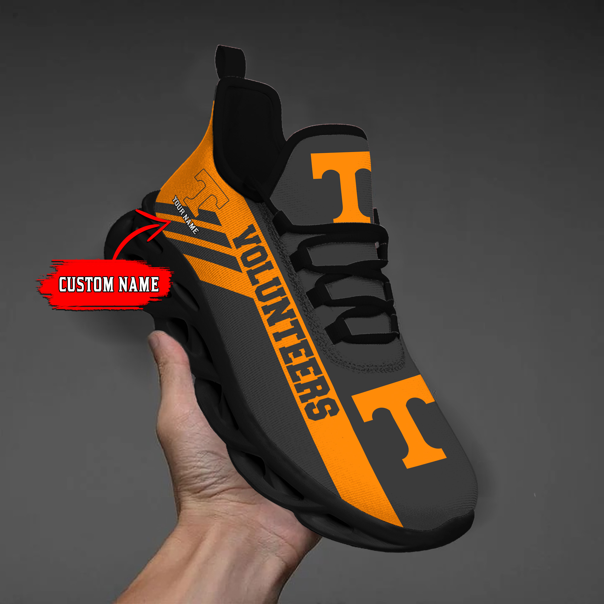 Tennessee Volunteers Custom Name PERSONALIZED MAX SOUL SHOES DS004 - Famjoys Tennessee Volunteers Custom Name PERSONALIZED MAX SOUL SHOES DS004 - Famjoys