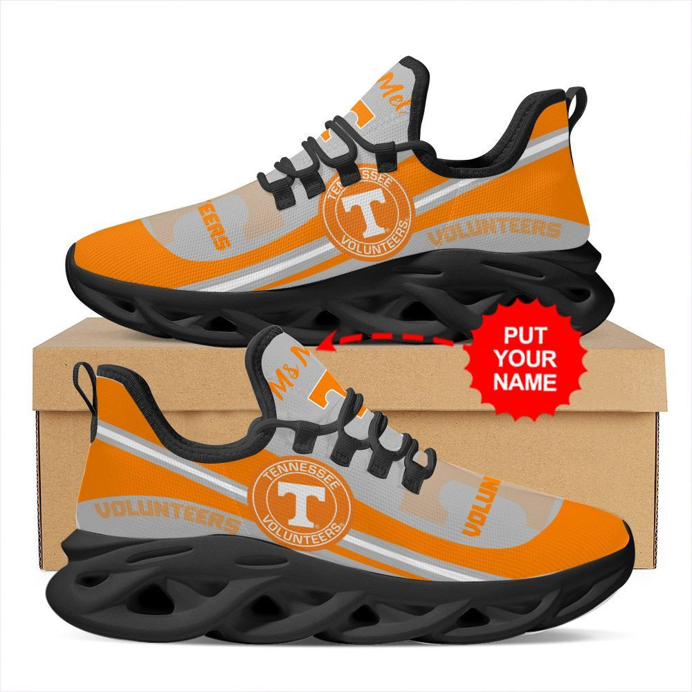 Tennessee Volunteers Custom Name Personalized Max Soul Sneakers Shoes - Famjoys Tennessee Volunteers Custom Name Personalized Max Soul Sneakers Shoes - Famjoys
