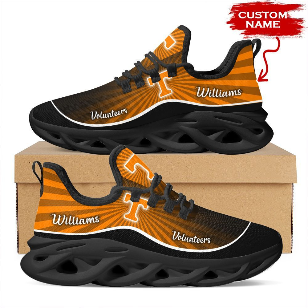 Tennessee Volunteers Custom Name Personalized Max Soul Sneakers Shoes - Famjoys Tennessee Volunteers Custom Name Personalized Max Soul Sneakers Shoes - Famjoys