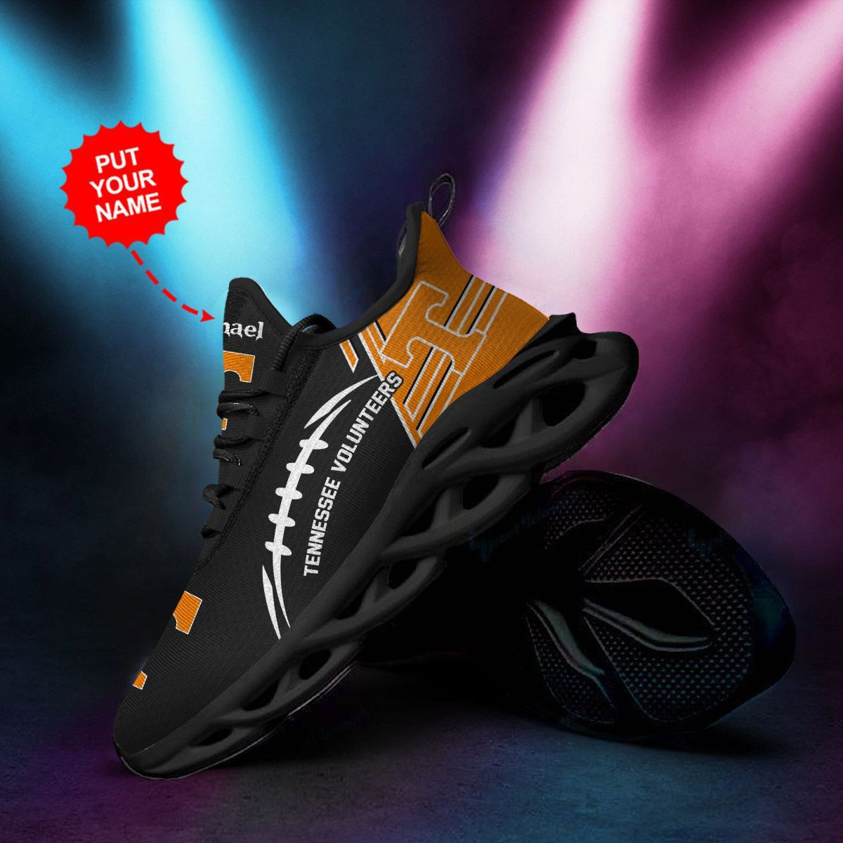 Tennessee Volunteers Custom Personalized Max Soul Sneakers Shoes - Famjoys Tennessee Volunteers Custom Personalized Max Soul Sneakers Shoes - Famjoys