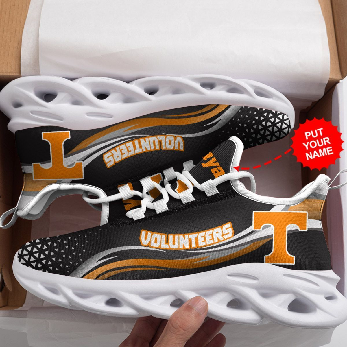 Tennessee Volunteers Custom Personalized Max Soul Sneakers Shoes - Famjoys Tennessee Volunteers Custom Personalized Max Soul Sneakers Shoes - Famjoys