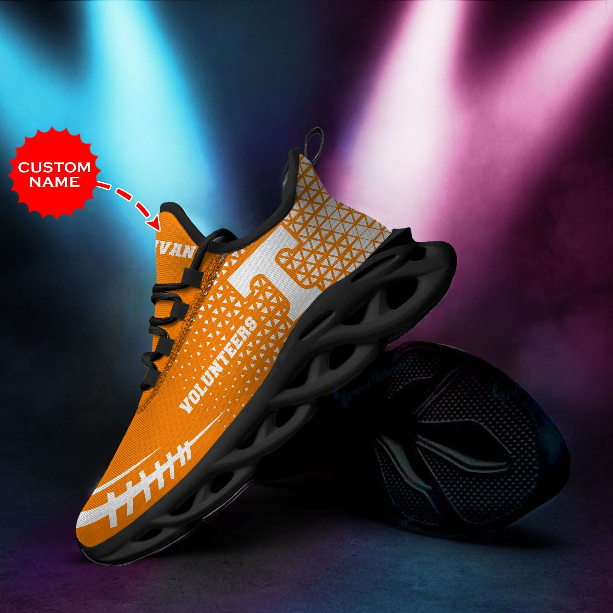 Tennessee Volunteers Custom Personalized Max Soul Sneakers Shoes - Famjoys Tennessee Volunteers Custom Personalized Max Soul Sneakers Shoes - Famjoys