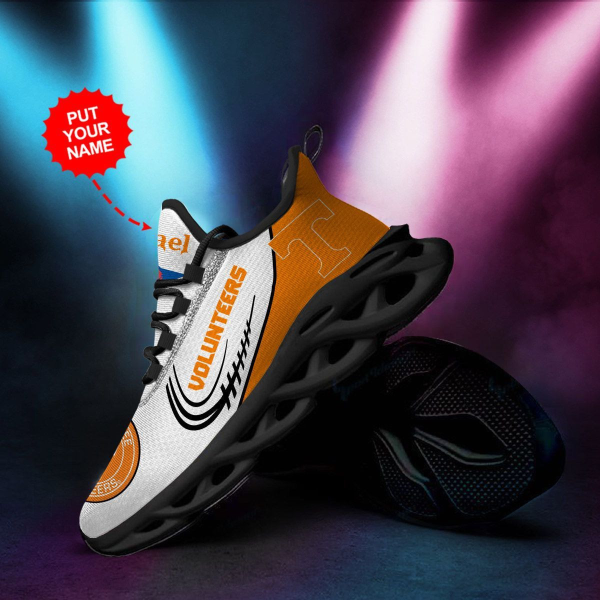 Tennessee Volunteers Custom Personalized Max Soul Sneakers Shoes - Famjoys Tennessee Volunteers Custom Personalized Max Soul Sneakers Shoes - Famjoys