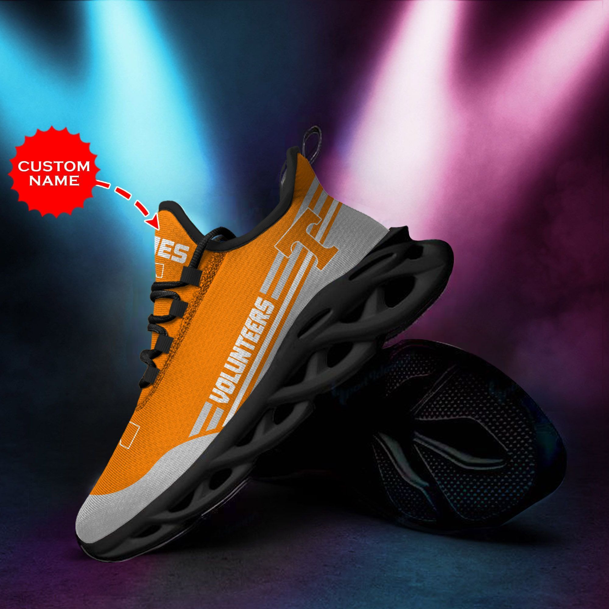 Tennessee Volunteers Custom Personalized Max Soul Sneakers Shoes - Famjoys Tennessee Volunteers Custom Personalized Max Soul Sneakers Shoes - Famjoys