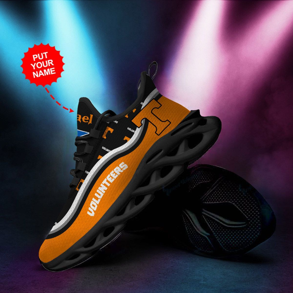 Tennessee Volunteers Custom Personalized Max Soul Sneakers Shoes - Famjoys Tennessee Volunteers Custom Personalized Max Soul Sneakers Shoes - Famjoys