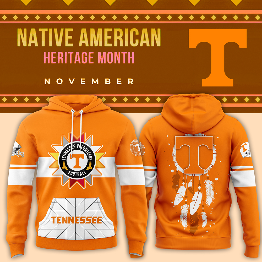 Tennessee Volunteers Football Native American Heritage Month Premium Pullover Hoodie - Famjoys Tennessee Volunteers Football Native American Heritage Month Premium Pullover Hoodie - Famjoys
